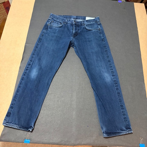 rag & bone Other - Rag & Bone Fit 3 Slim Straight Leg Jeans Mens 34 Blue Tonal Selvage Cotton Core